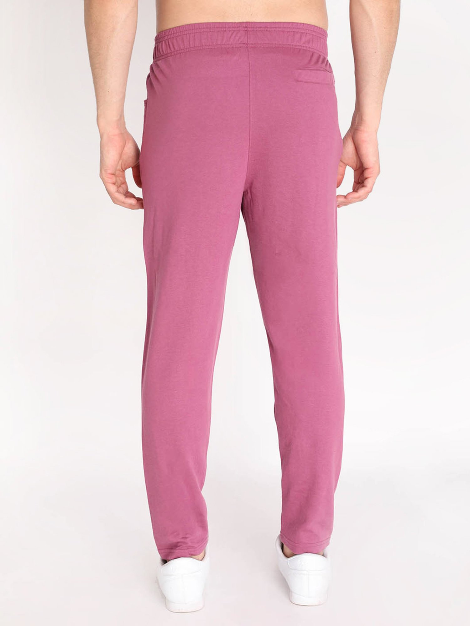 Chkokko Pink Regular Fit Trackpants