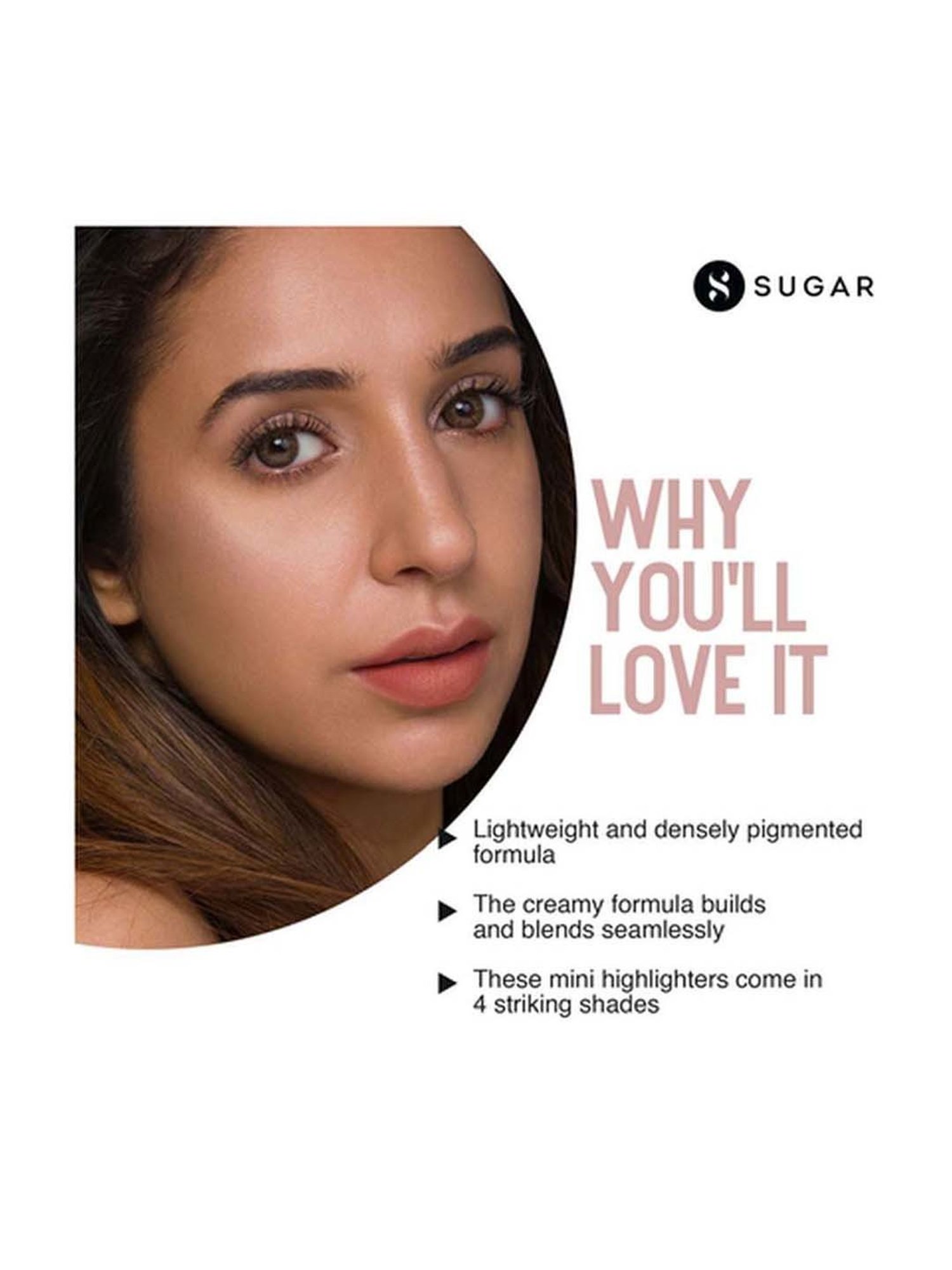 Sugar Cosmetics Contour De Force Mini Highlighter 04 Royal Rose - 4 gm