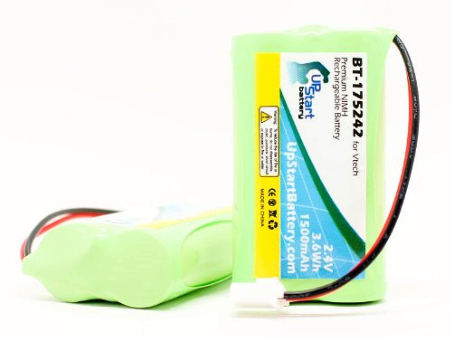 2x pack - bt-175242 battery replacement for vtech bt175242, bt275242, cs6128-31, cs6129-41 and sony ntm-910, spp-n1000, bp-tr10
