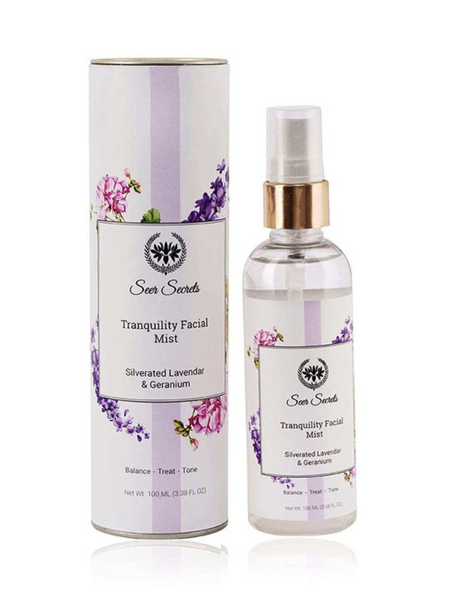 Seer Secrets Silverated Lavender & Geranium Tranquility Facial Mist - 100 ml