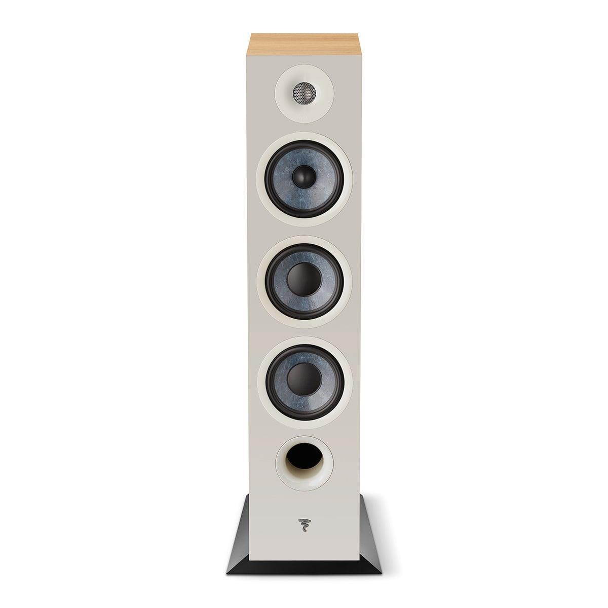 Focal Chora 826 3-Way Bass-Reflex Floorstanding Loudspeaker, Light Wood, Single