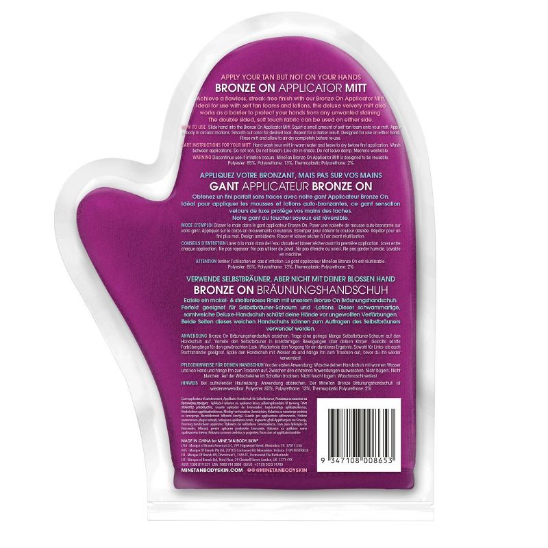 MineTan Bronze On Applicator Mitt