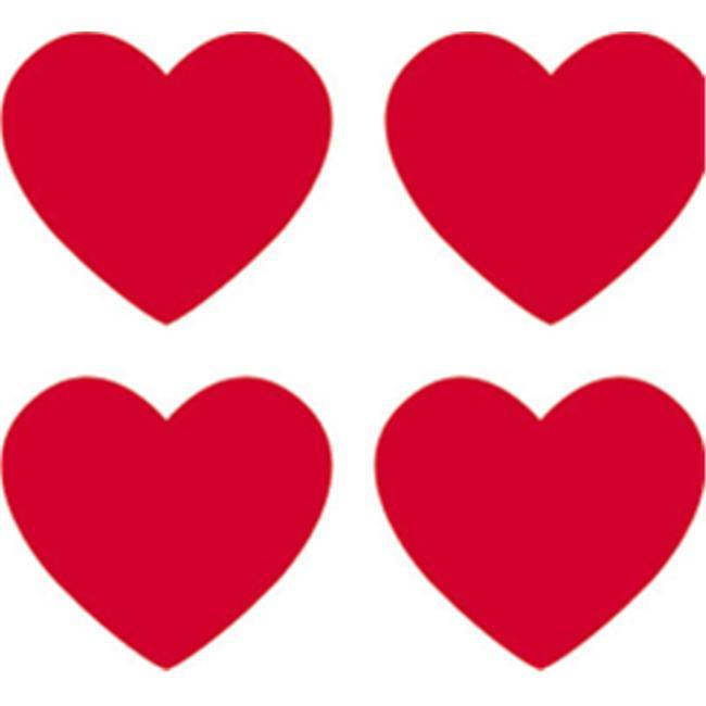 TREND ENTERPRISES INC. T-46072 SUPERSHAPES STICKERS RED HEARTS