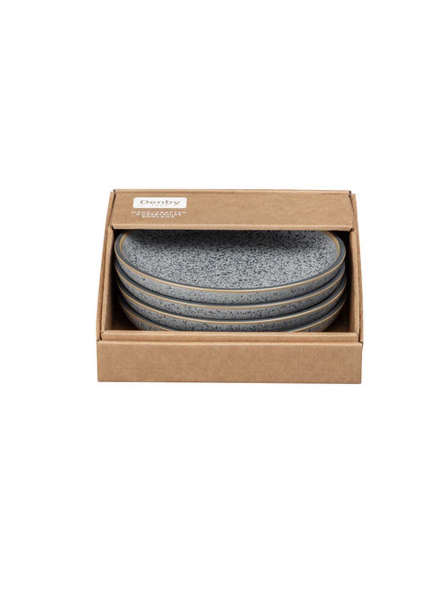 DENBY Studio Grey Stoneware Half Plate - Set of 1