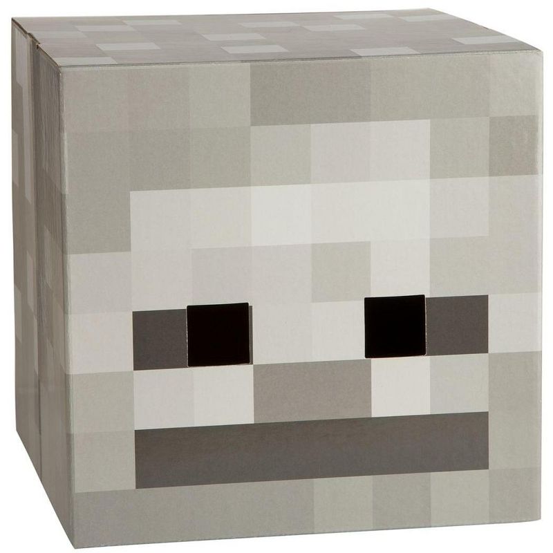 JINX Inc. Minecraft 12" Skeleton Head Costume Mask