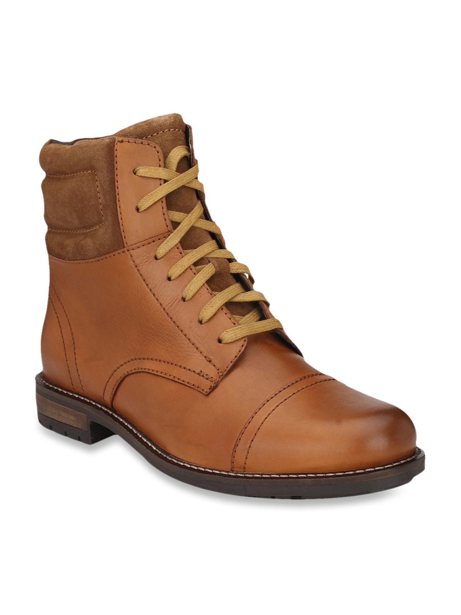 Delize Men's Tan Derby Boots
