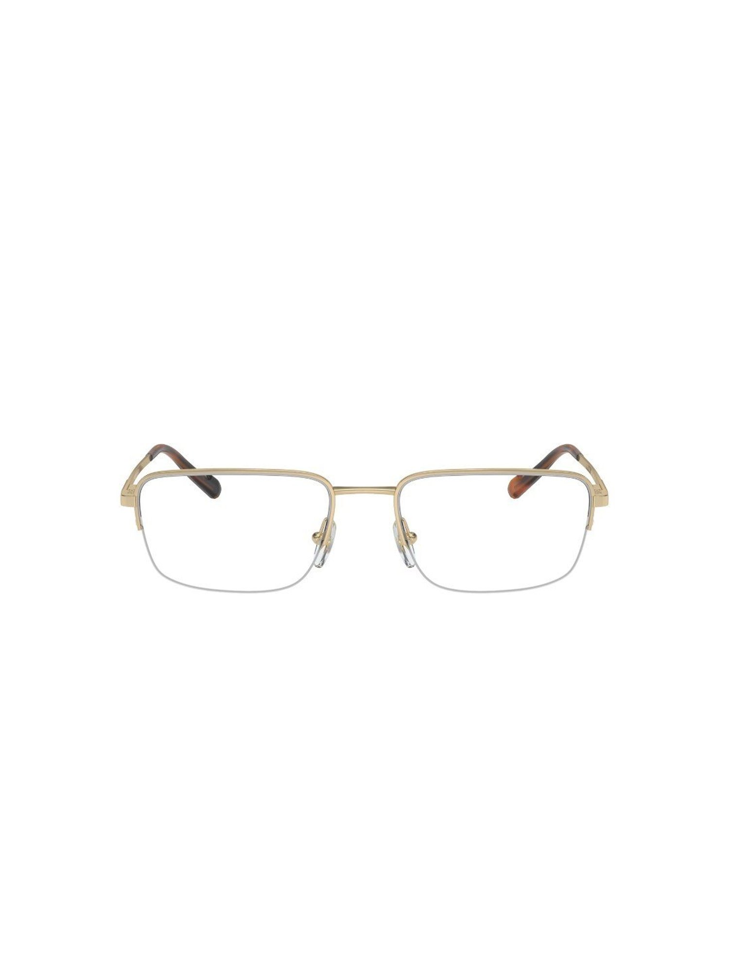 Vogue Eyewear Gold Rectangular Frames for Men