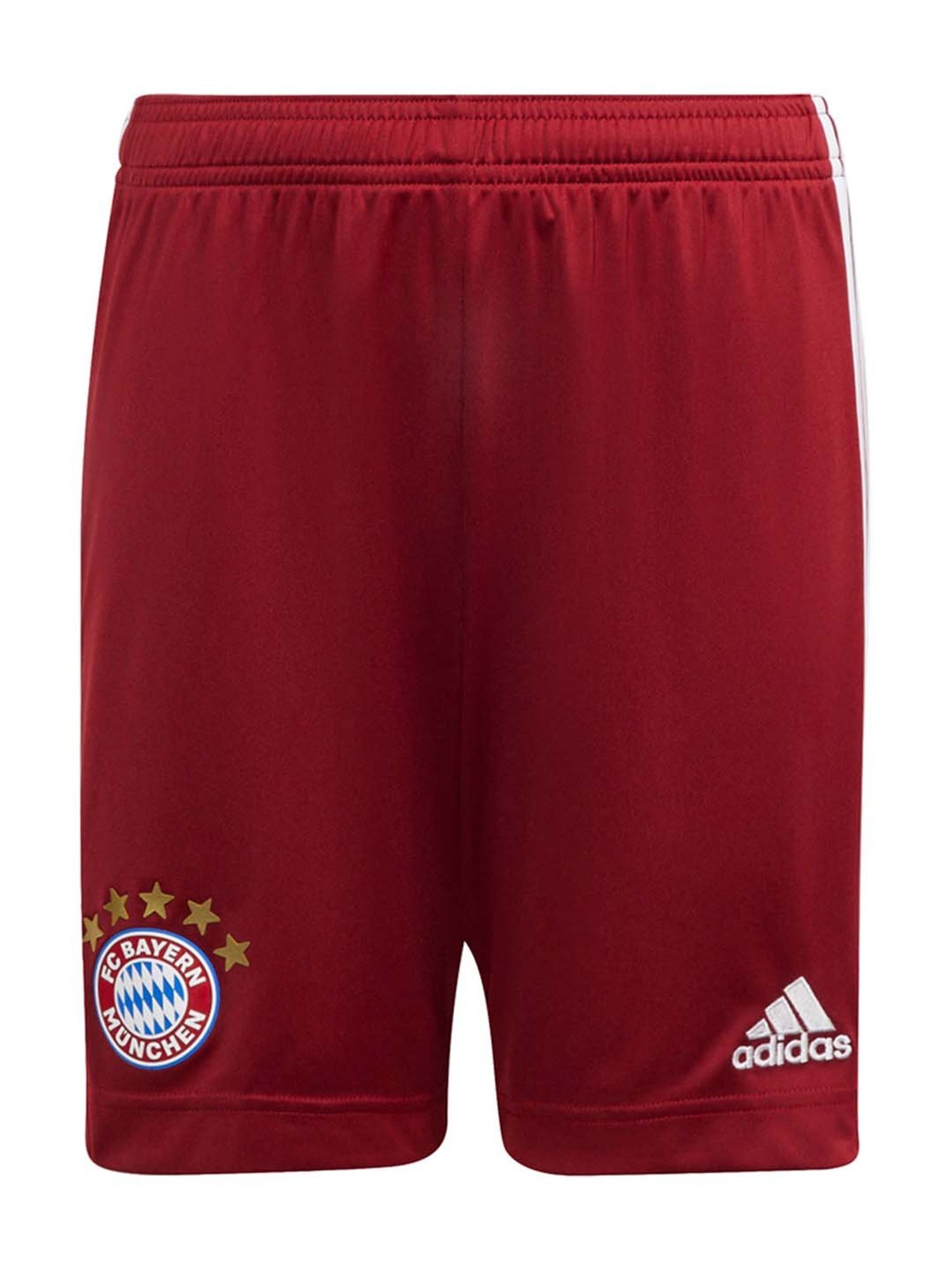 Adidas Kids Maroon Striped Shorts