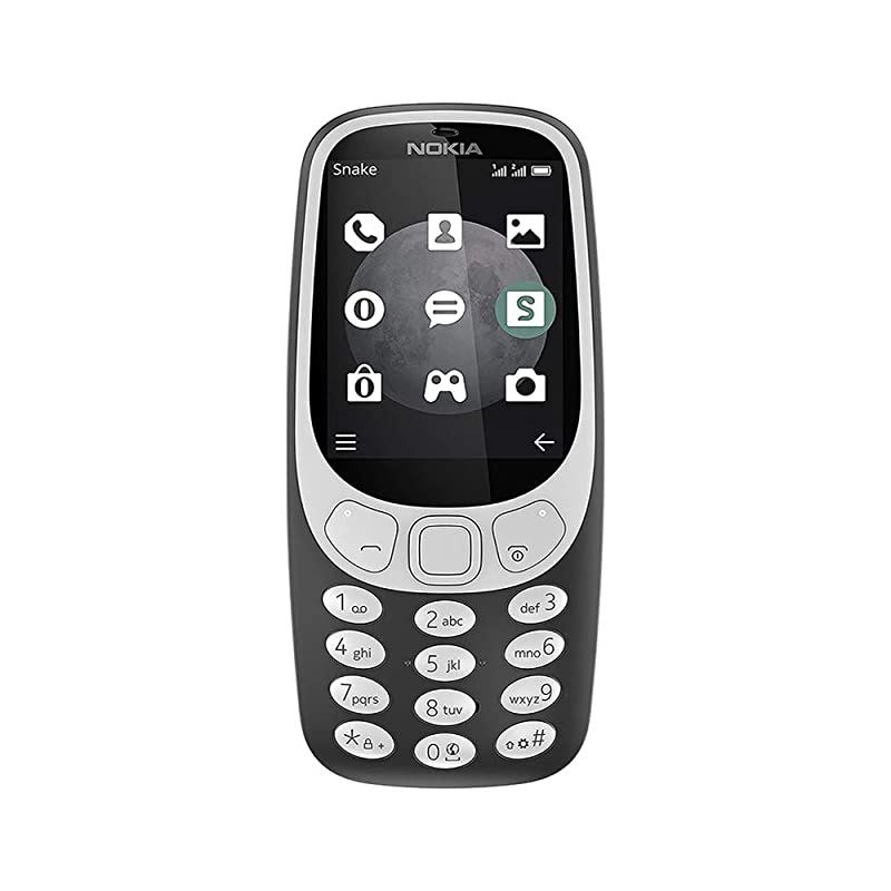 3310 3G Unlocked Single SIM Feature Phone ATampTTMobileMetroPCSCricketMint 24 Inch Screen Charcoal