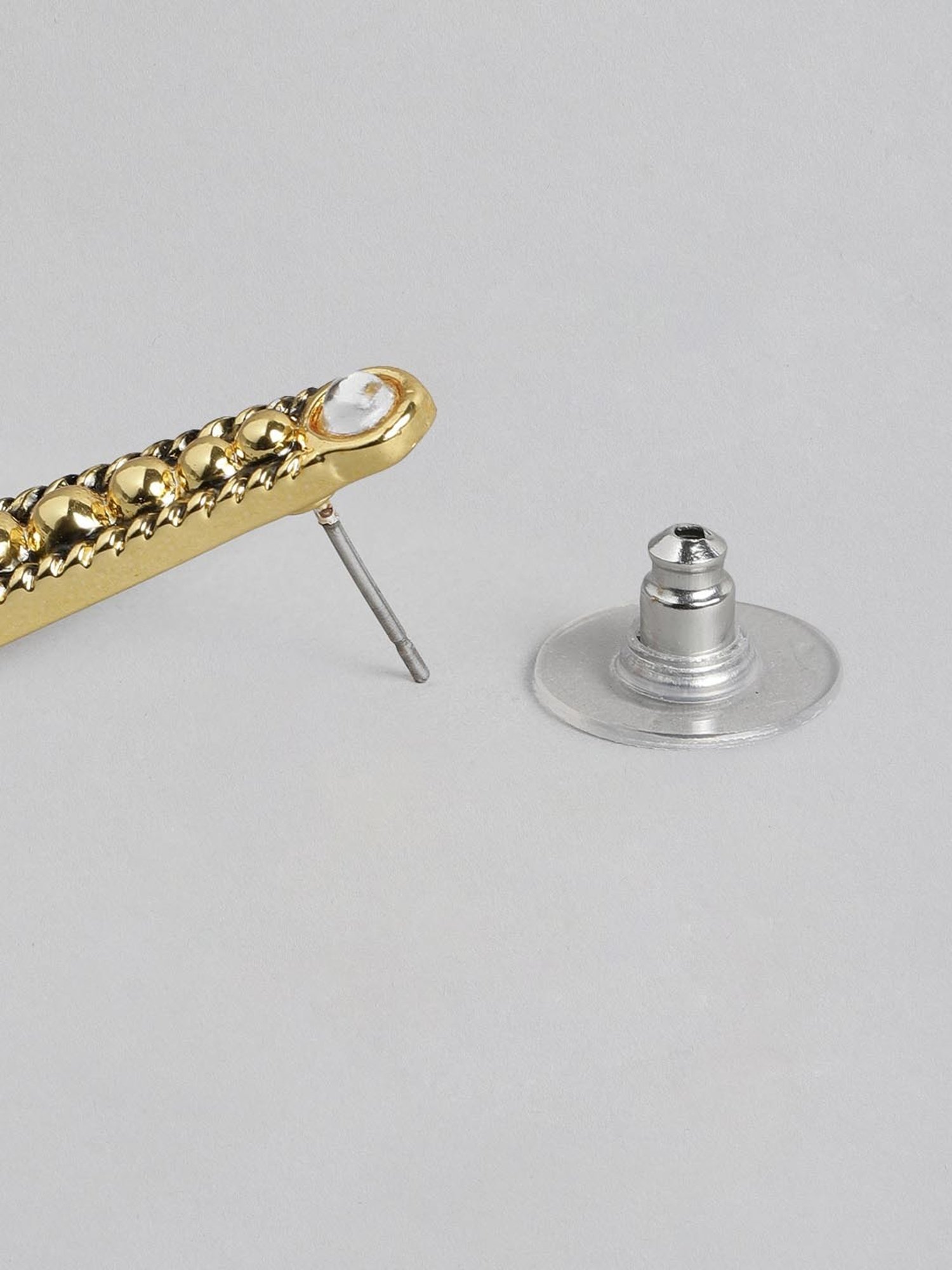 Estele Gold-Plated Traditional Kundan Necklace & Earring Set for Women