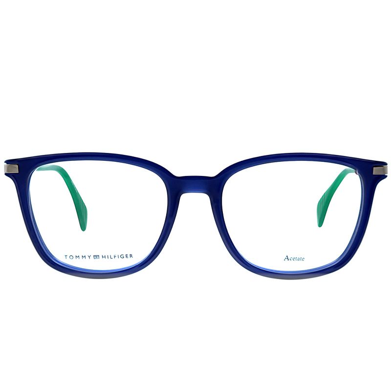 Tommy Hilfiger TH 1558 PJP Womens Rectangle Eyeglasses Blue 51mm
