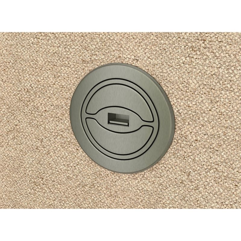 Babyletto Tuba Glider - Winter Gray Weave