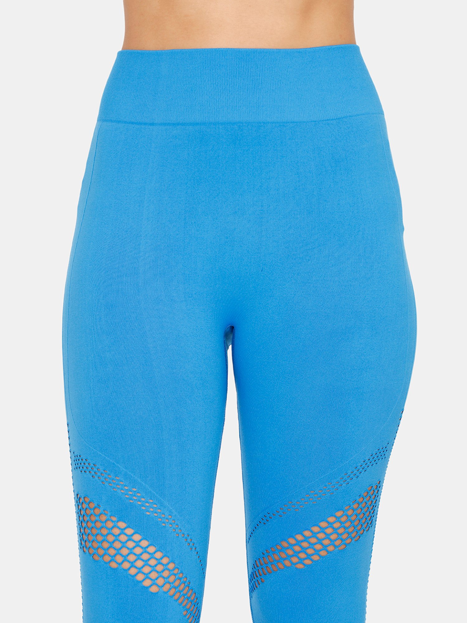 Zelocity by Zivame Blue Mid Rise Leggings