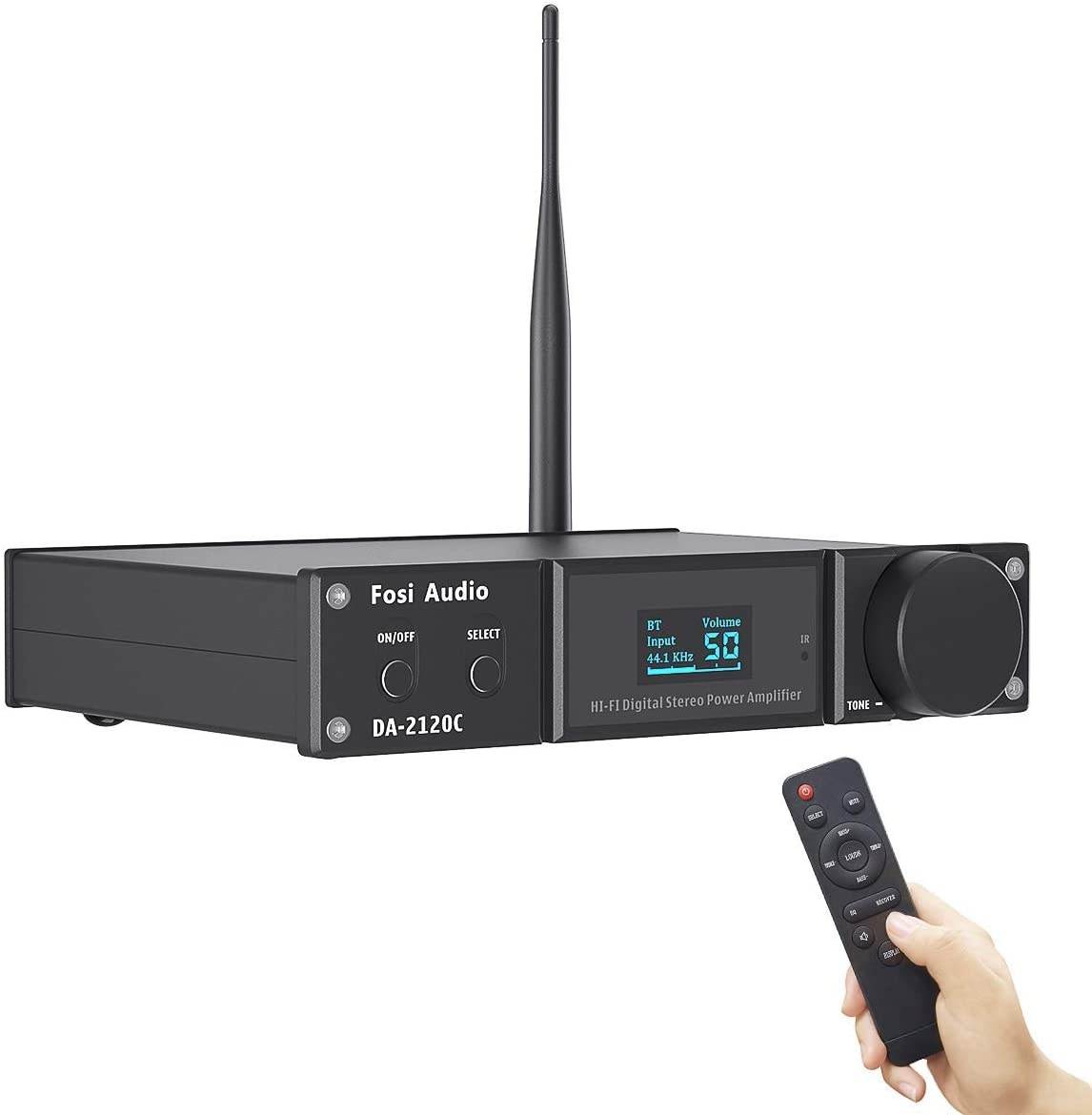 DA2120C 2.1 Channel Bluetooth Amplifier 120W x2+ Bluetooth Antenna - Male Plug 6dBi 2.4GHz Single Band WiFi Antenna