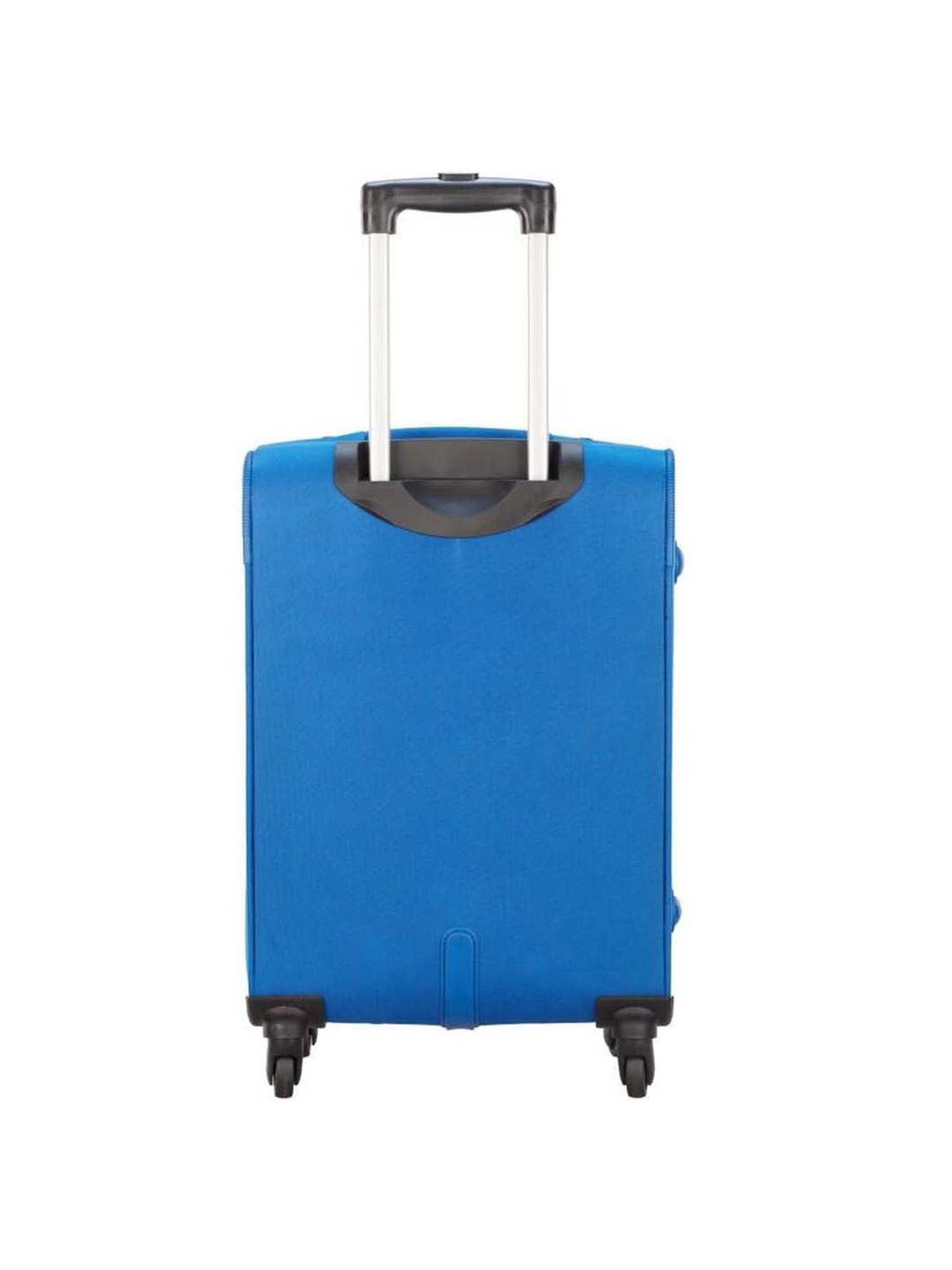 VIP Widget Blue Solid Soft Small Trolley Bag - 27.5 cm