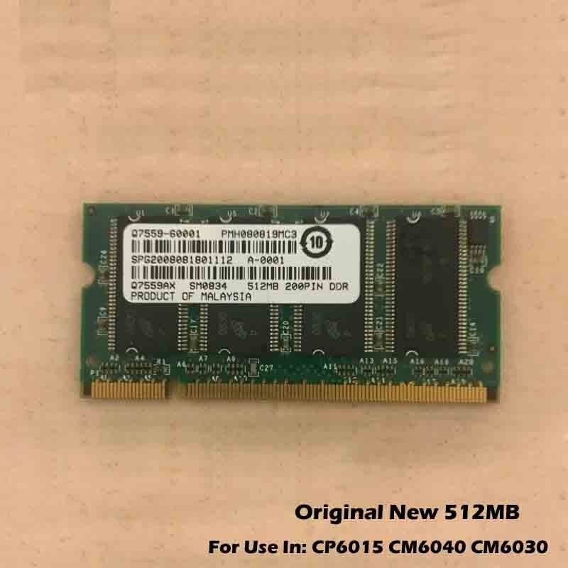 For HP6015 HP6030 HP6040 CP6015 CM6030 CM6040 HP 6040 6040 6015 Flash DIMM Memory 512MB 512M Q7559A Q7559-60001