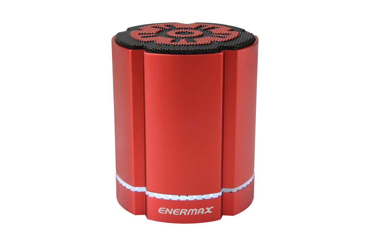 ENERMAX EAS02S-R Simultaneous Pairing Function Equipped Bluetooth Speaker Stereosgl Red