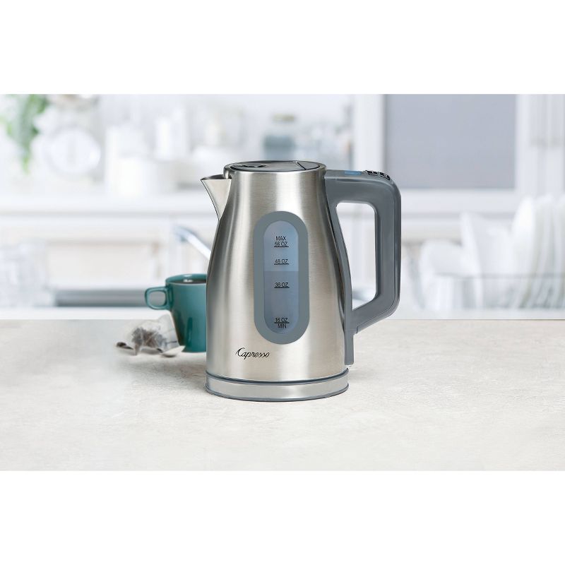 Capresso 11 Temperature Electric Water Kettle H2O Select – Stainless Steel 274.05
