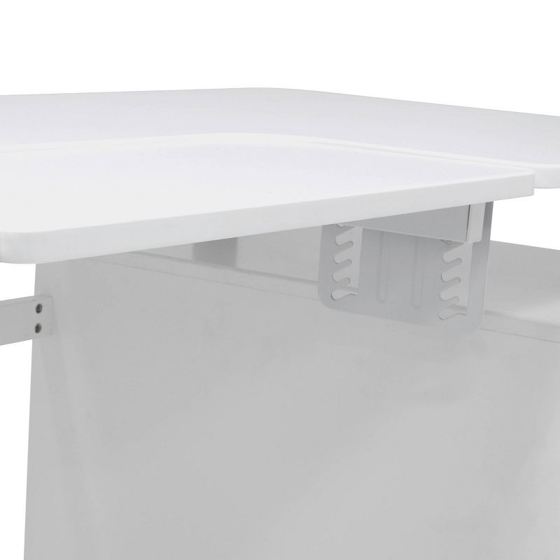 Pro-Line Sewing Table with Side Panel White - Sew Ready