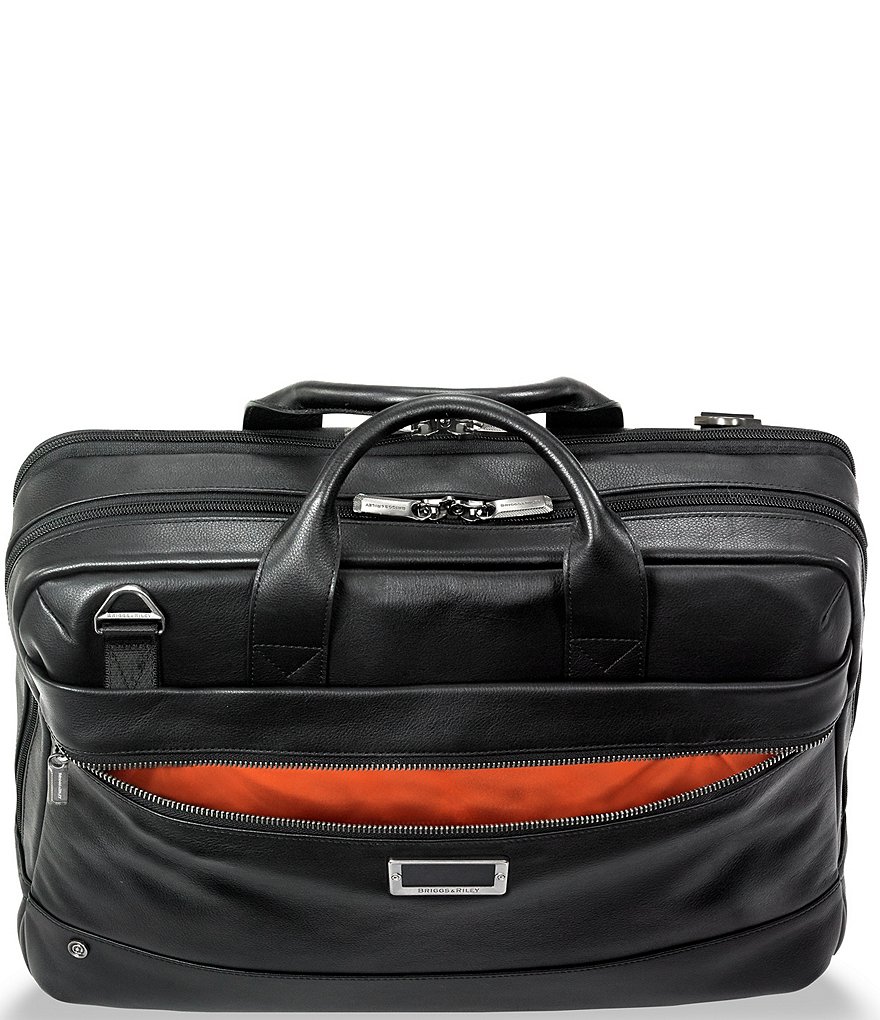 Briggs & Riley @ Work Leather Medium Briefcases