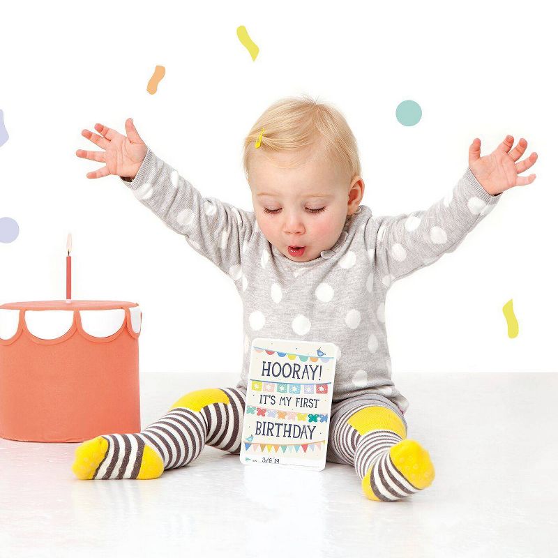 Milestone Baby's First Birthday Photo Cards - 6pc