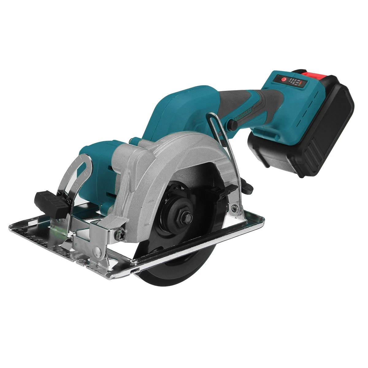 Rechargeable Electric Circular Saw Machine Angular Tool Metal Wood Grinding Cutting Grinding Tool W/ None/1/2pcs Battery-#3