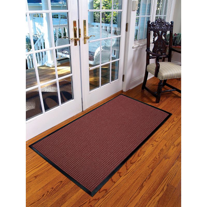 Burgundy Solid Doormat - (3'X5') - HomeTrax