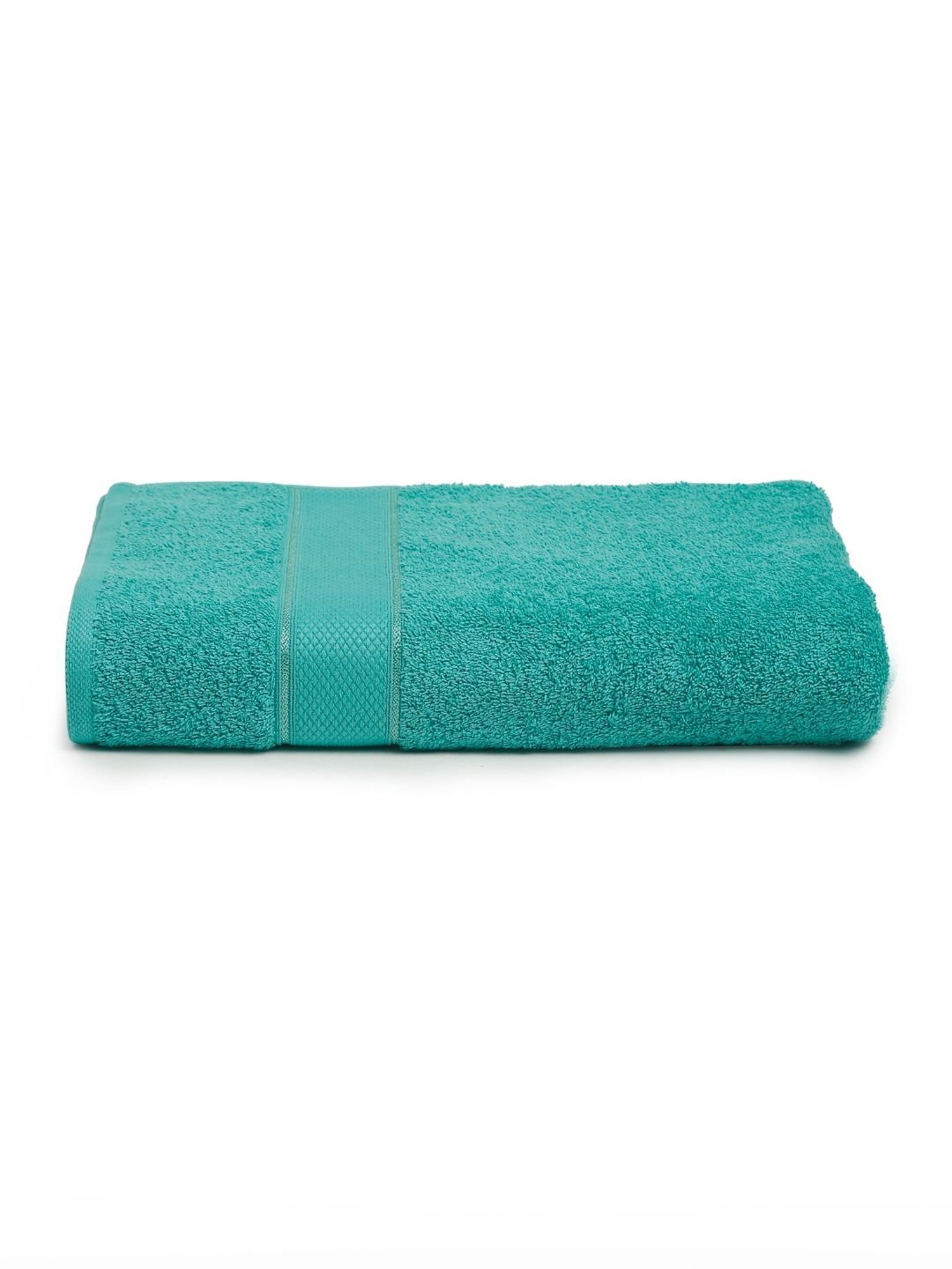 Creeva Sea Green 525 GSM Cotton Bath Towel