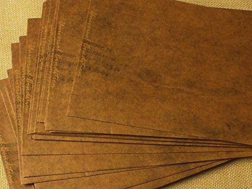 AWESON PARTY Vintage Brown Kraft Paper Envelopes Mini Craft Paper Envelopes for Wedding Thank You Greetings Cards Note Baby Showers Favors, 50pc
