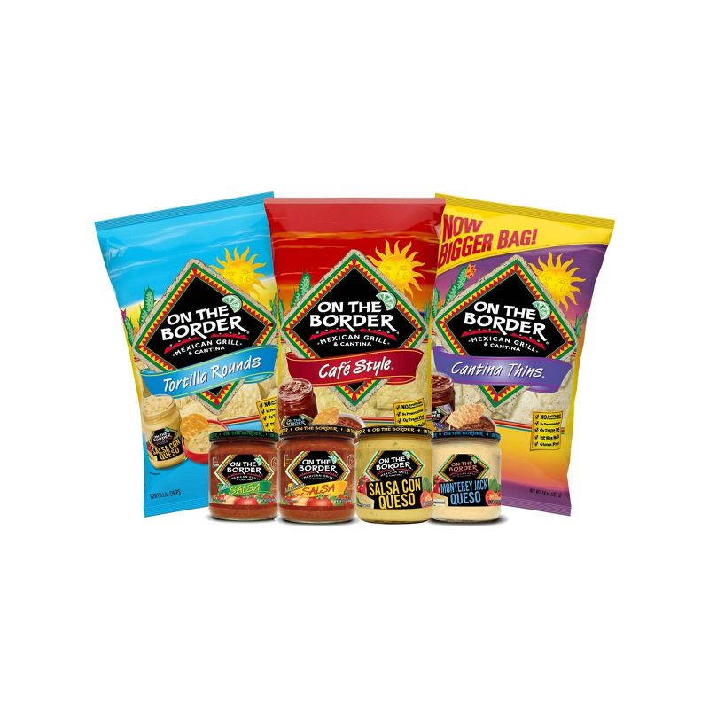 On The Border Premium Rounds Tortilla Chips - 10.5oz