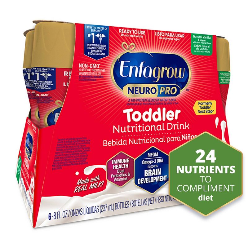 Enfagrow Toddler Next Step Vanilla RTD Bottles - 6ct/8 fl oz Each