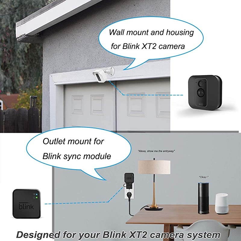 Outdoor Vinyl Siding Mount with Waterproof Case, No-Hole Needed Mounting Bracket and Full Weather Proof Cover for All-New Outdoor Security Camera System 2020 (3 Pack)