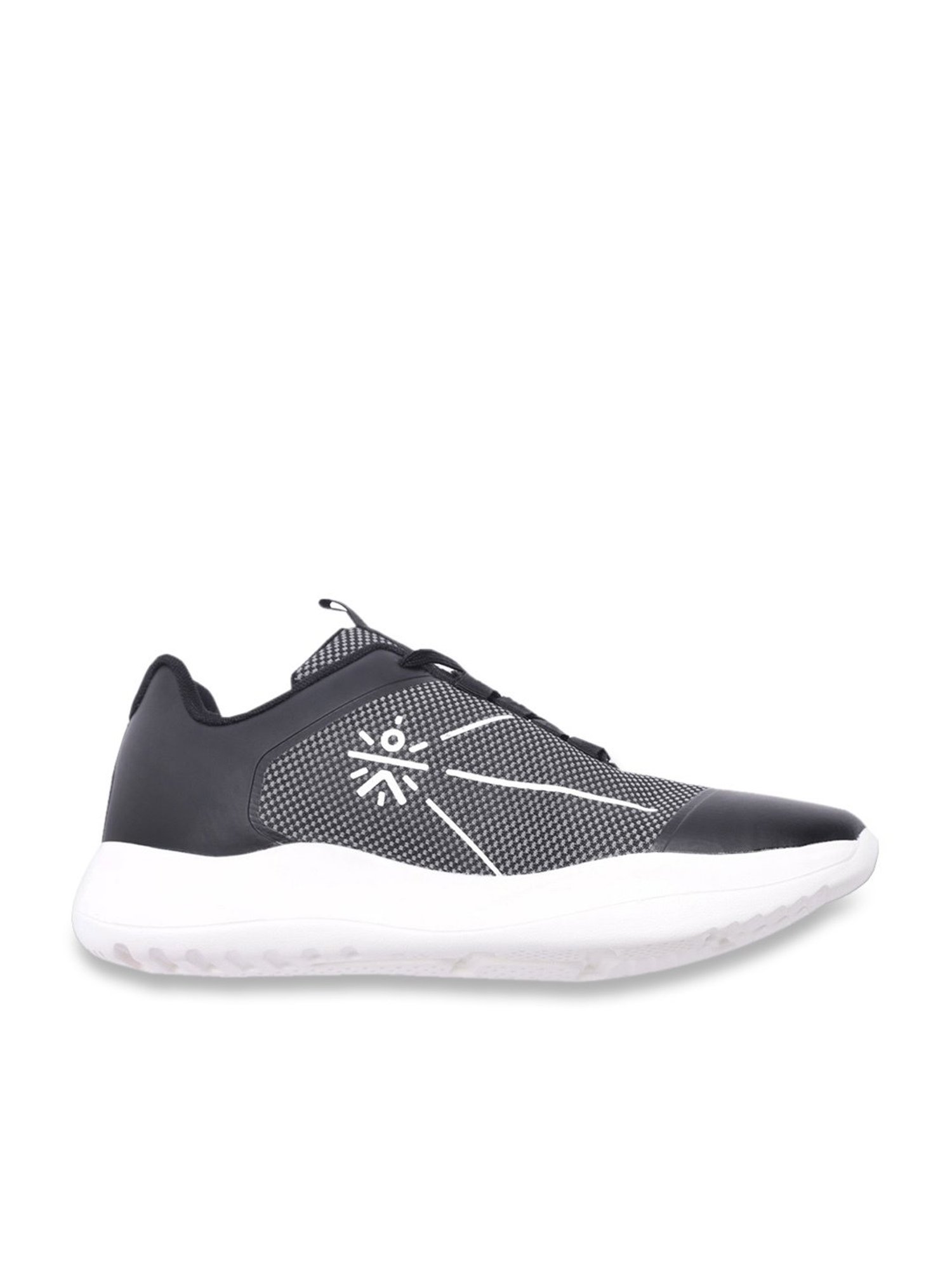 Cultsportone Men's Dash Black Running Shoes