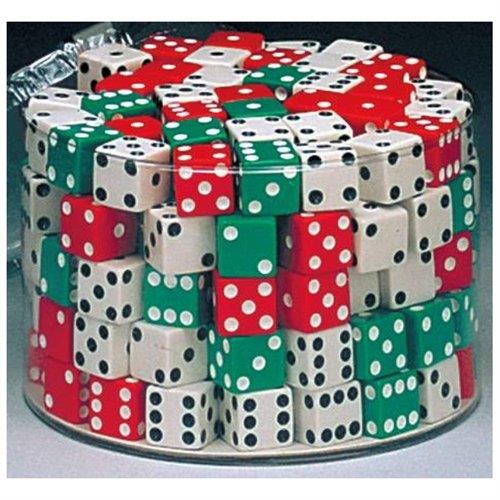 ChenilleKraft Drum of Dice - 144 Pcs - 5/8" Cubes - 144 Pieces