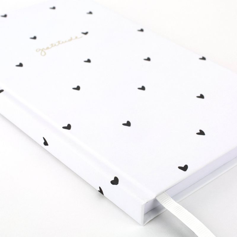 Sugar Paper™ Lined Journal Gratitude Black Hearts