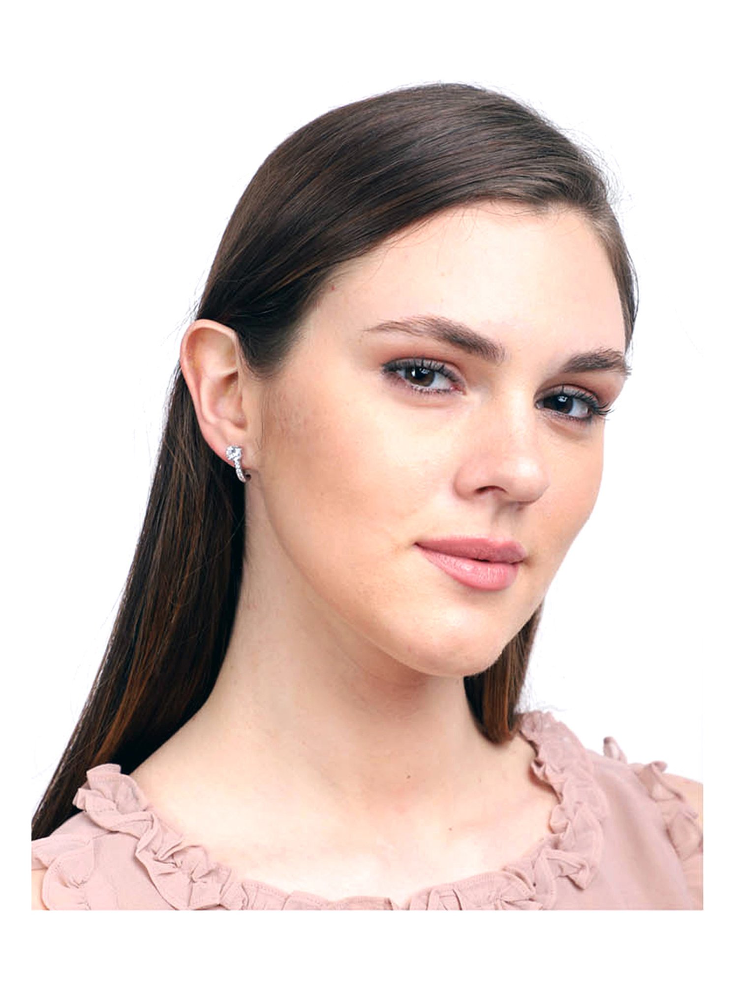 Clara 92.5 Sterling Silver Amy Earrings for Women