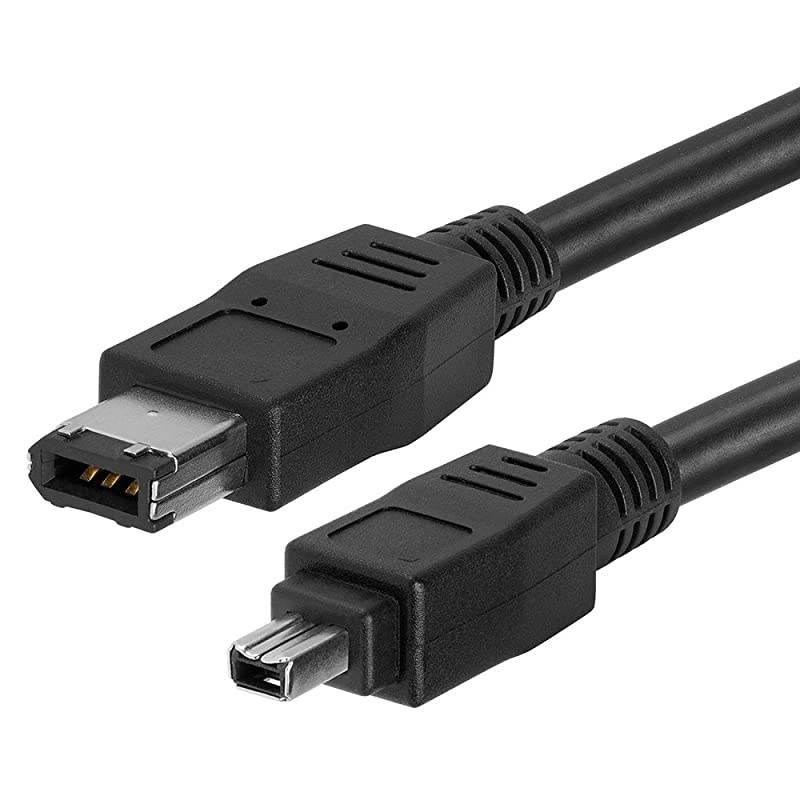 15FT FireWire IEEE 1394 CableiLink 6 Pin to 4 Pin Male to Male DV Cable 4Pin to 6Pin FireWire Cable Cord for