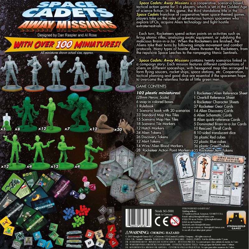 Space Cadets Away Missions Cooperative Board Game