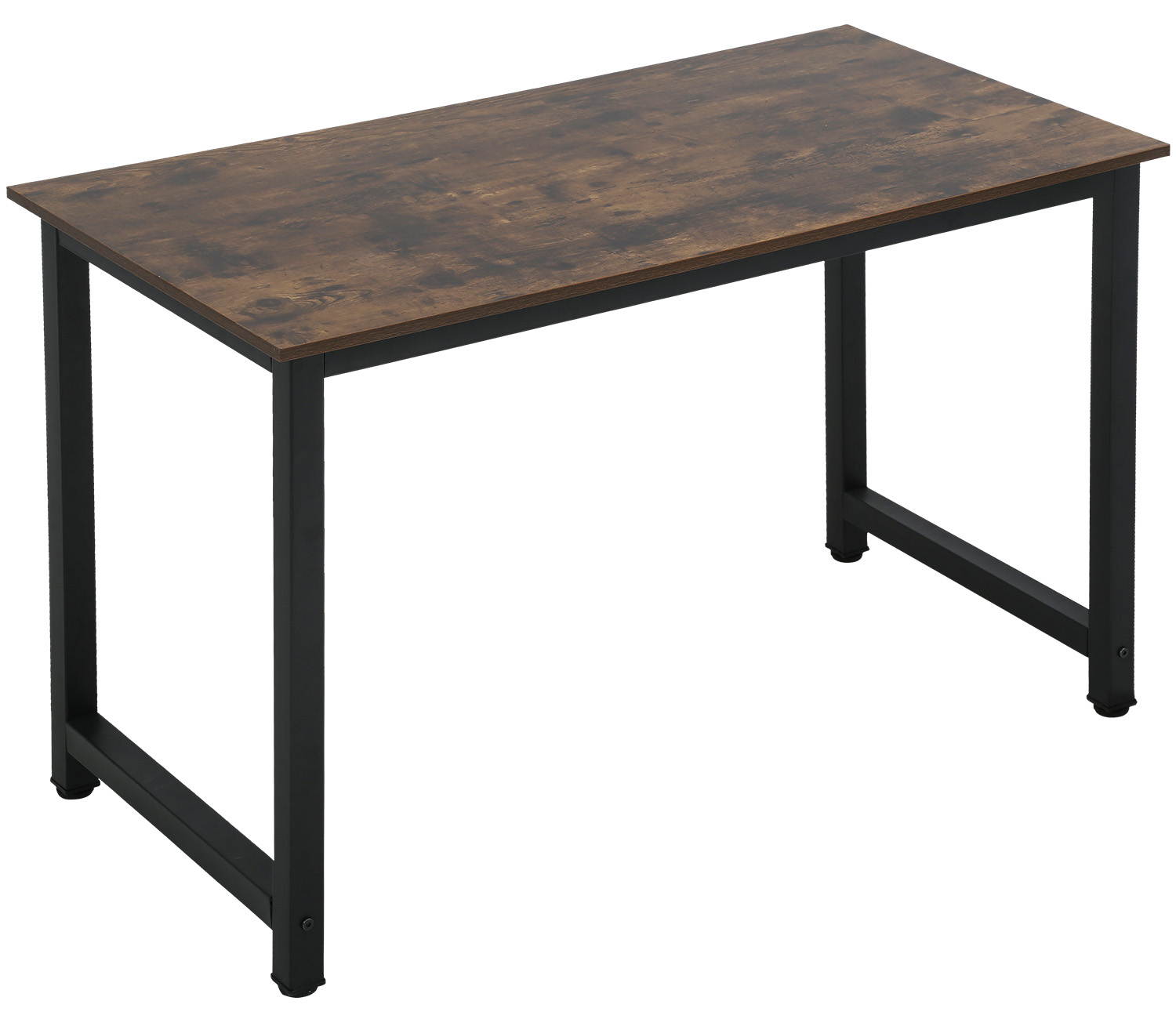 Computer Desk Home Office Desk Gaming Desk Large 47.2&rdquo;W x 23.6&rdquo;D Corner Writing Black Student Art Modren Simple Style PC Wood and Metal Desk Workstation for Small Space