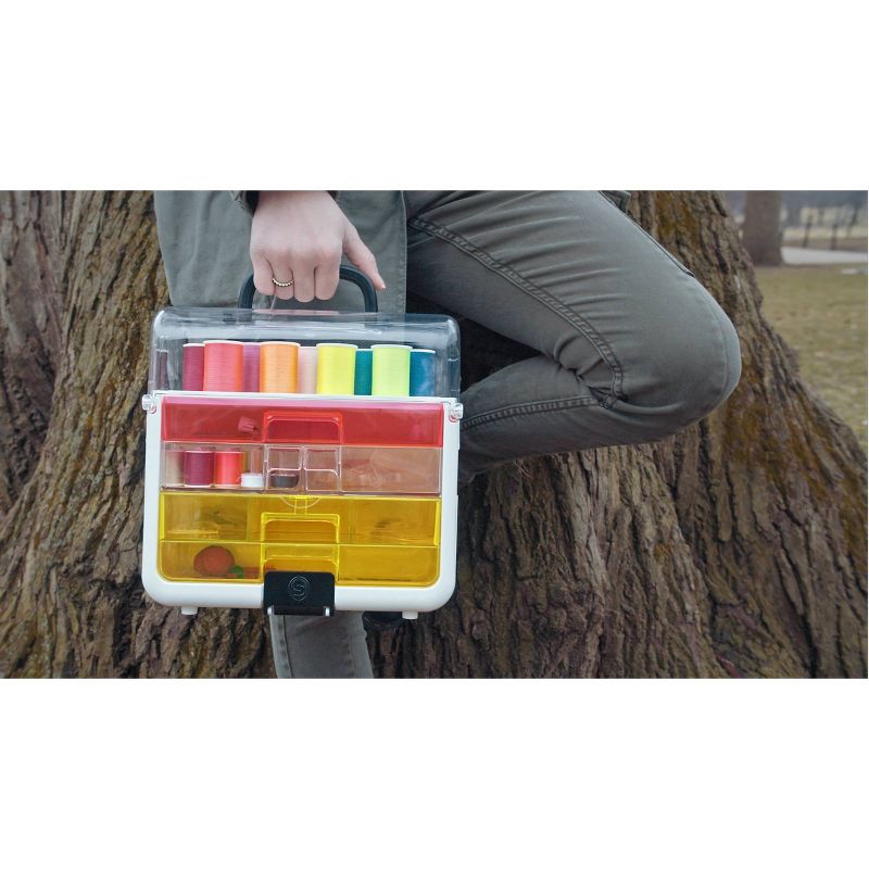 Singer Sew It-Goes-Craft Storage and Sewing Kit Neon 255 pc