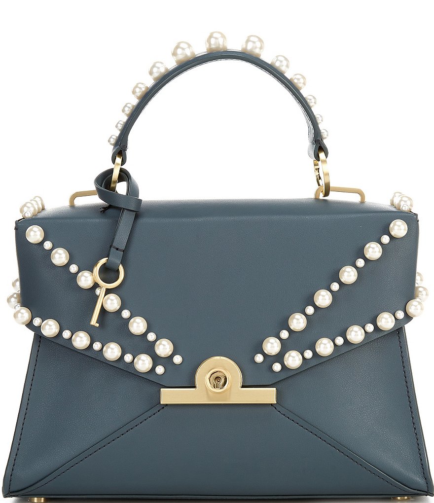 ZAC Zac Posen Amelia Pearl Snap Satchel Bag