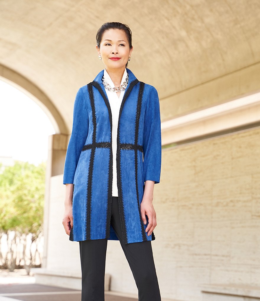 Misook Ponte Straight Leg Pull-On Pant