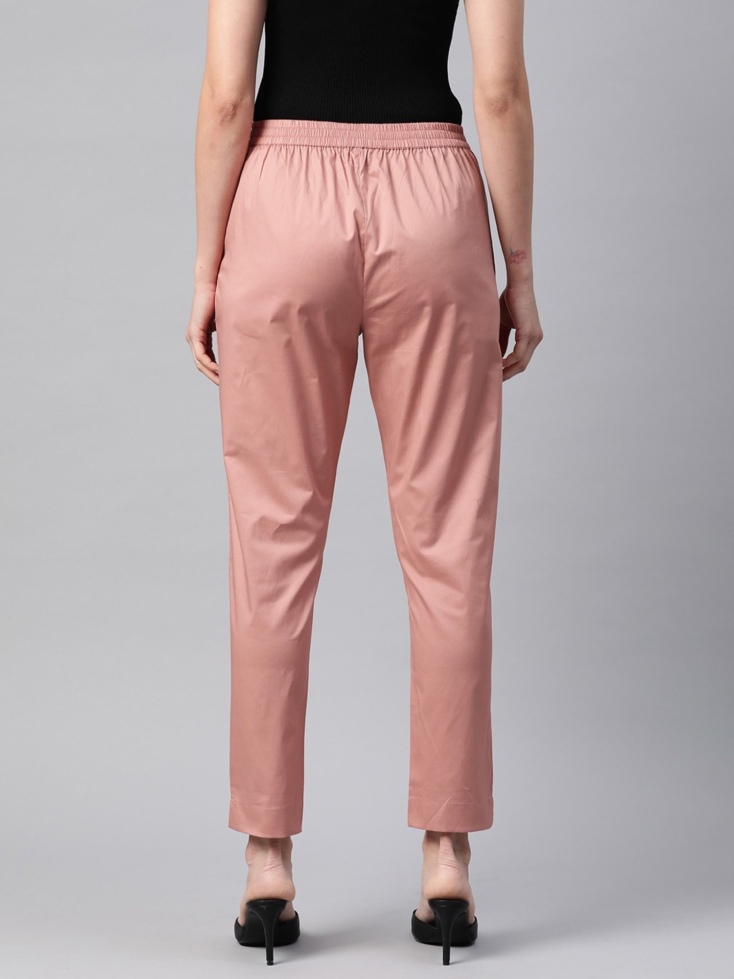 READIPRINT FASHIONS Peach Regular Fit Pants