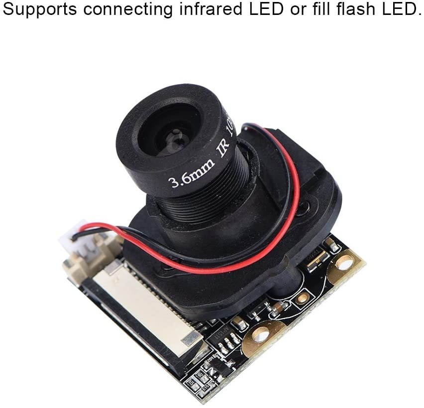 Redxiao Camera Module, IR-Cut Focusable Professional Durable with 1080p OV5642 Sensor for Raspberry Pi/Pi 2/Pi 3 5MP Webcam Video