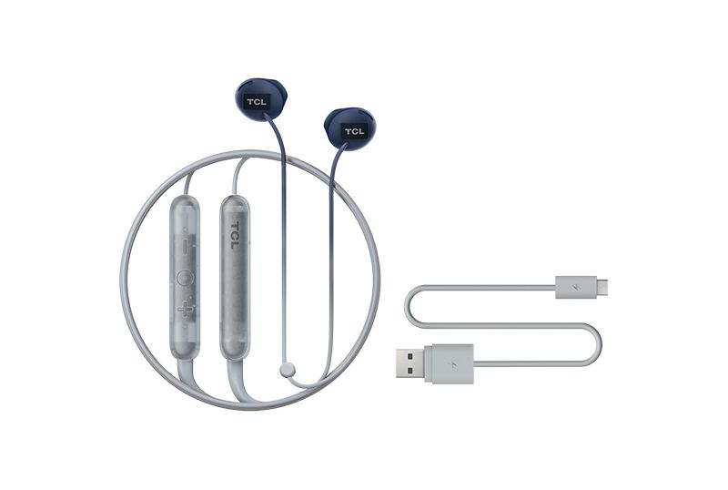 TCL Phantom Black Wireless In-ear Bluetooth Headphones with Mic - SOCL200BTBK - Stereo - Wireless - Bluetooth - 32.8 ft - 32 Ohm - 15 Hz - 22 kHz