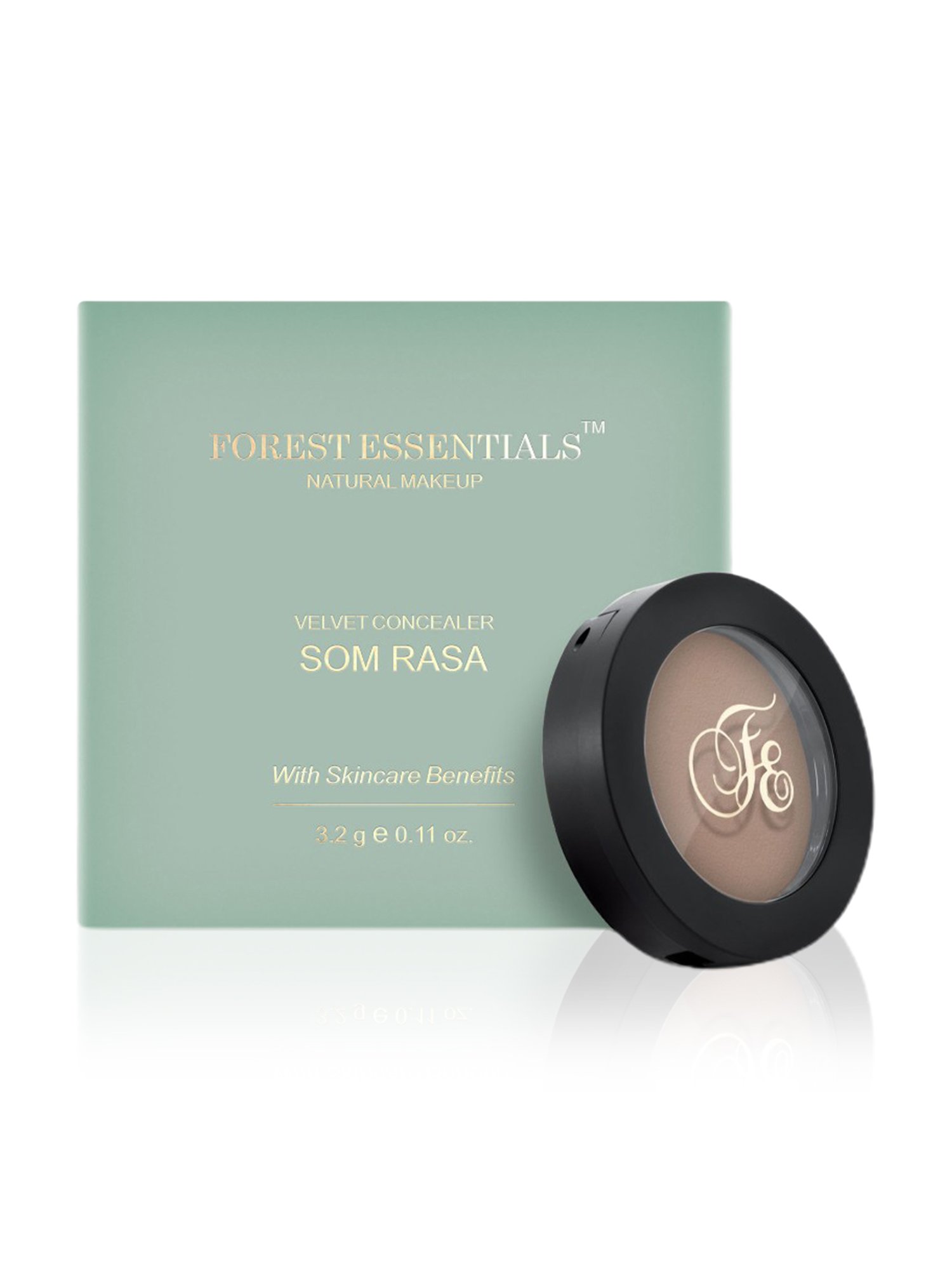 Forest Essentials Som Rasa Velvet Natural Tulsi Medium Coverage Creamy Concealer - 3.2 gm