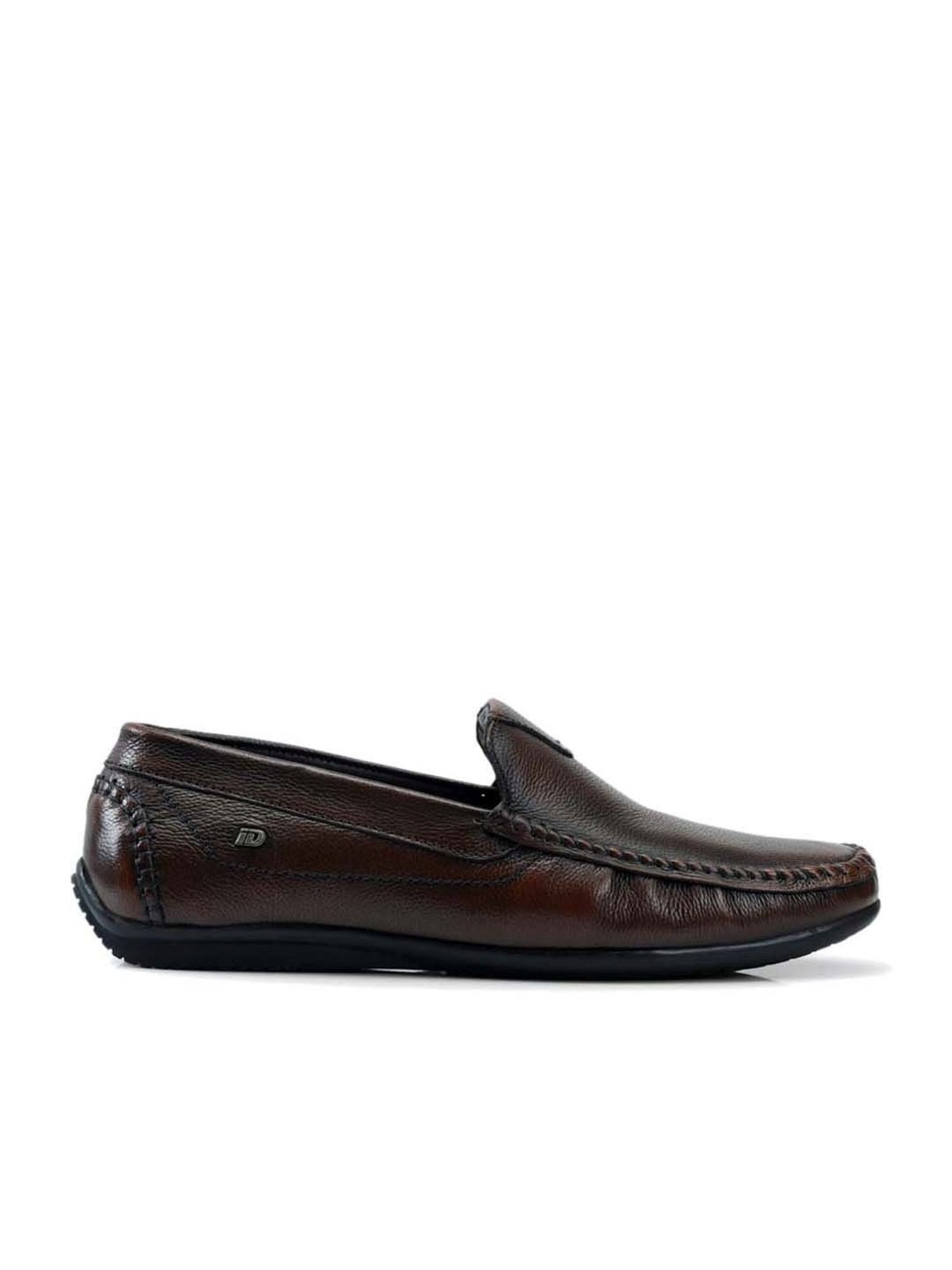 ID Men's Brown Casual Loafers