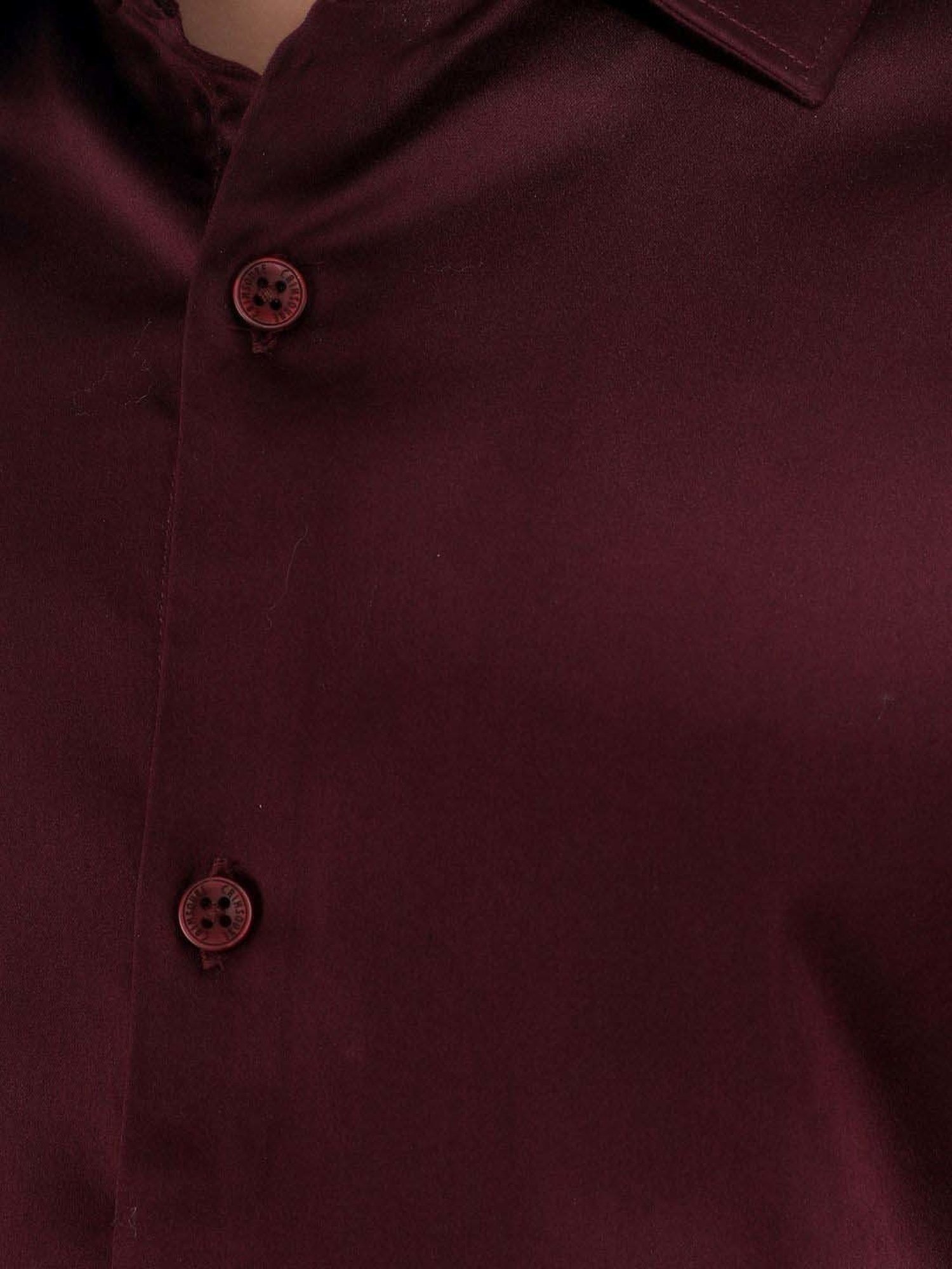 Crimsoune Club Boys Maroon Solid Full Sleeves Shirt