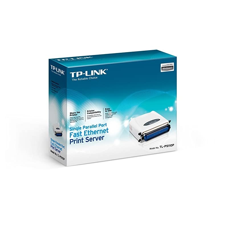 TL-PS110P Single parallel port fast ethernet Print Server, E-mail Alert, Internet Printing Protocol (IPP)&hellip;