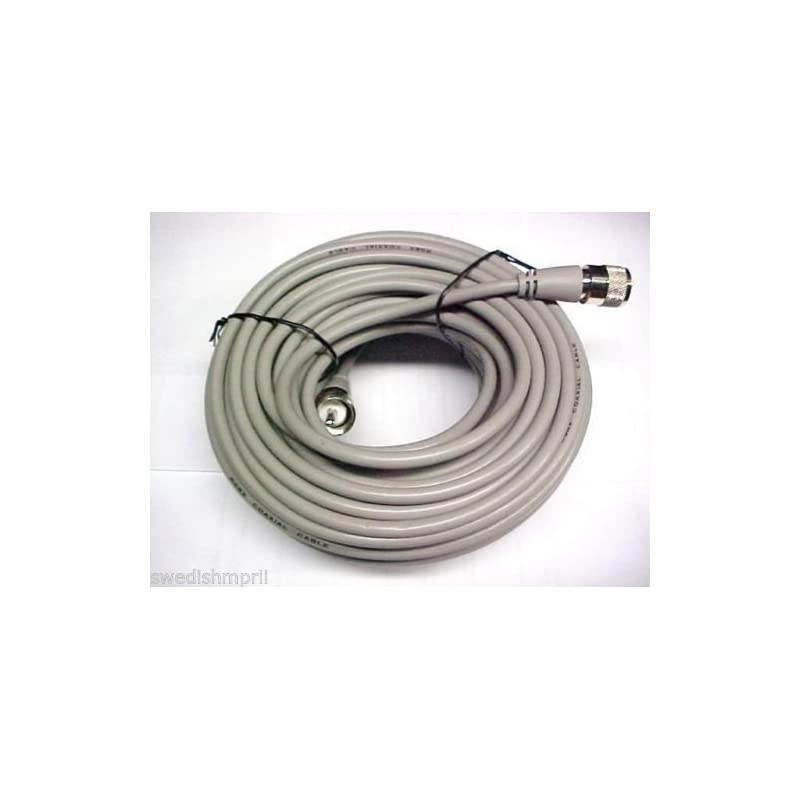 Made 50 ft RG8X COAX Gray CABLE CB / Ham Radio w/ PL259 Connector